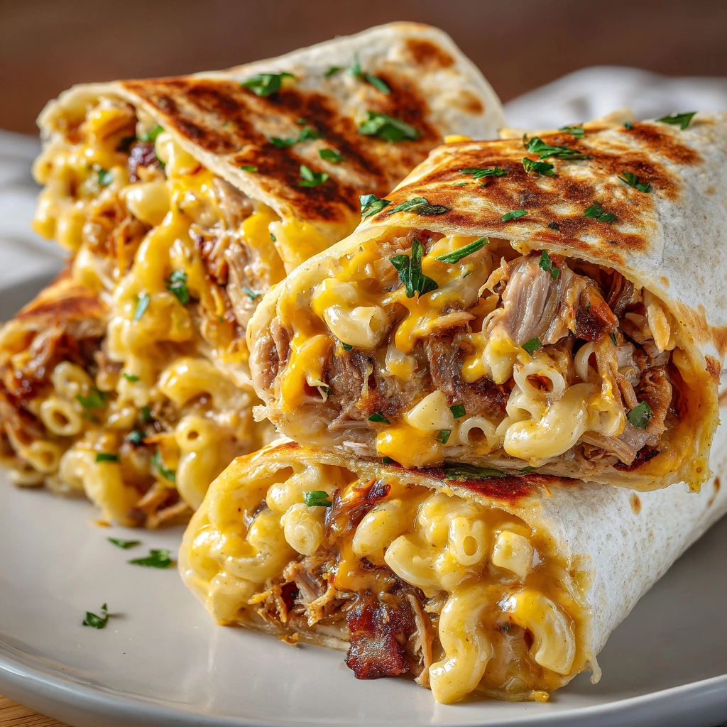 Pulled Pork Mac &amp; Cheese Wraps: A Tasty Twist Awaits!
