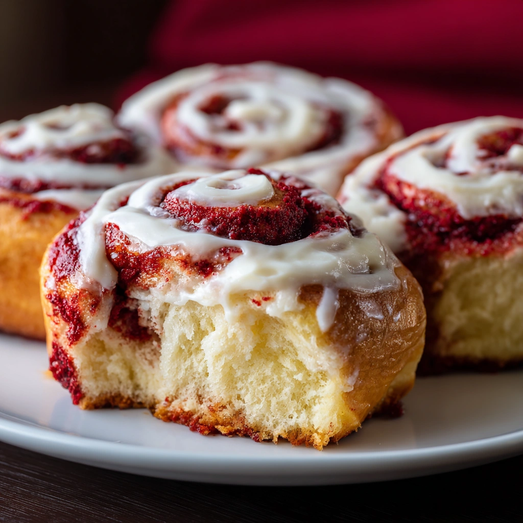 Red Velvet Valentine’s Day Cinnamon Rolls that Wow!