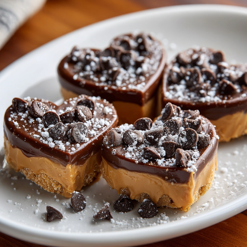 Chocolate Peanut Butter Valentine’s Heart: A Sweet Surprise!