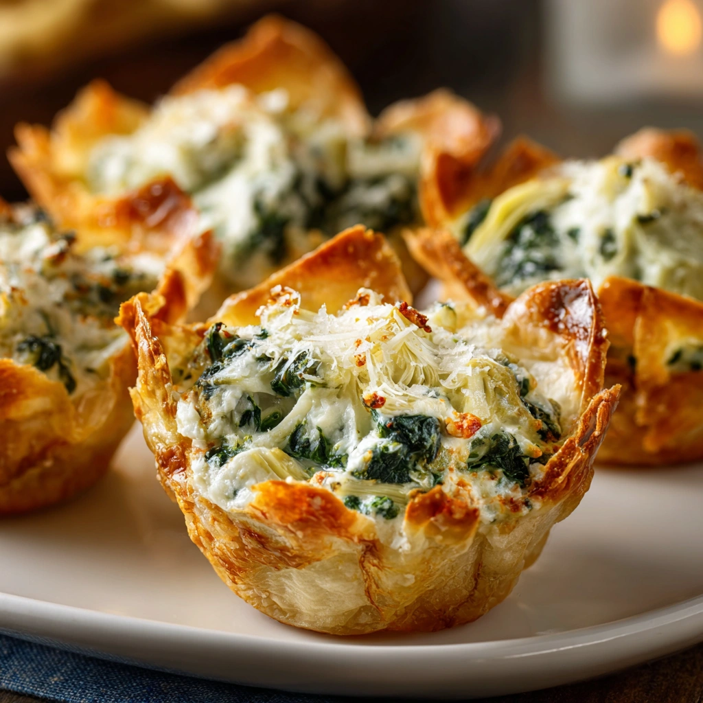 Delicious Spinach and Artichoke Dip Cups You’ll Love!