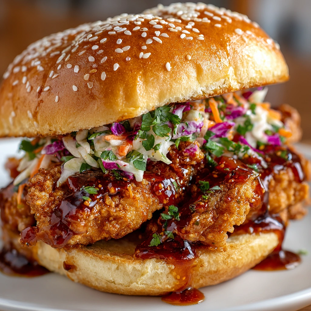 Crispy Thai Fried Chicken Sandwich Will Change Your Lunch!