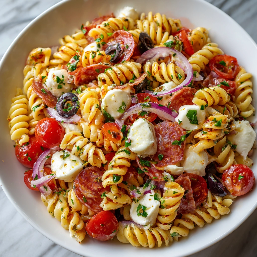 Delicious Pizza Pasta Salad Recipe You’ll Crave Today!