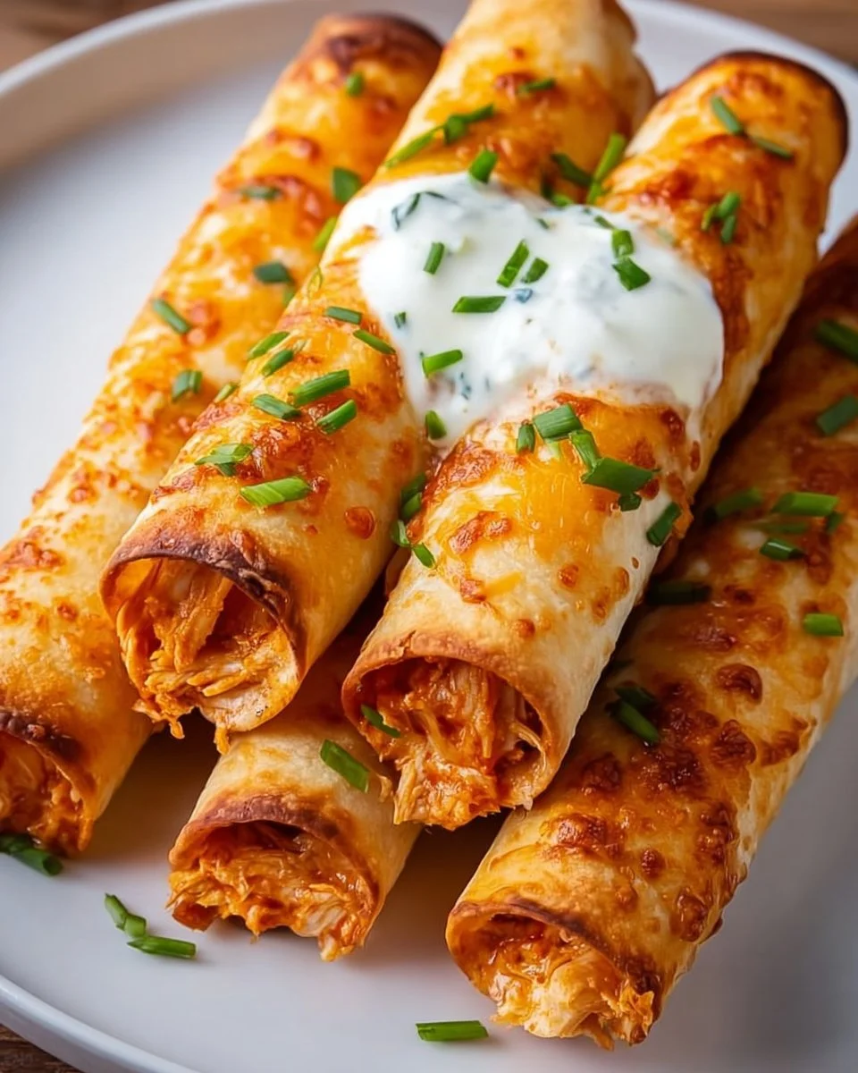 Buffalo Chicken Taquitos