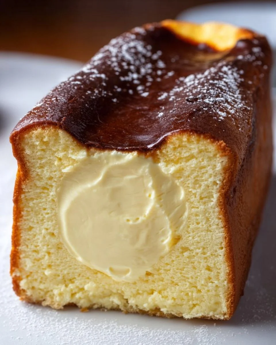 Burnt Basque Cheesecake Loaf Pan