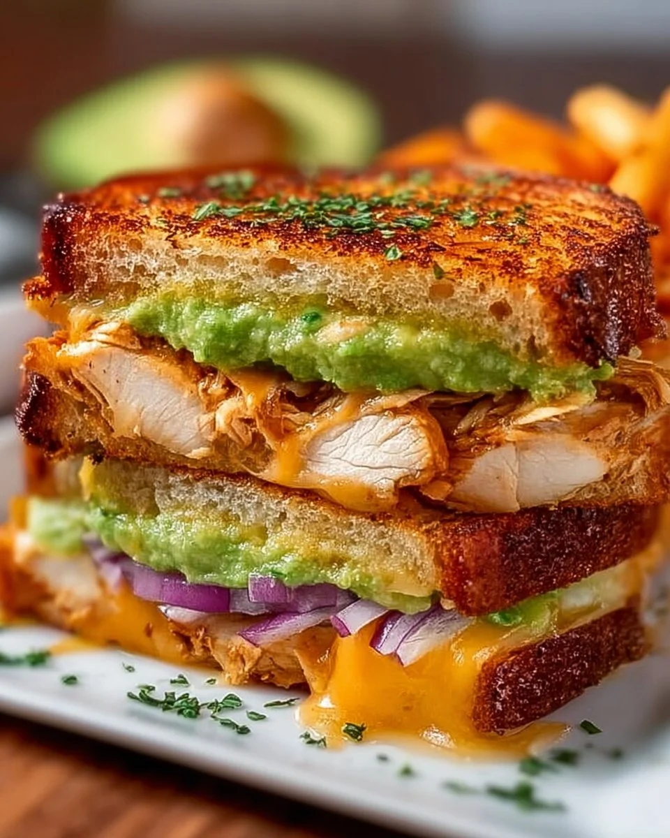 Chicken Avocado Melt Sandwich