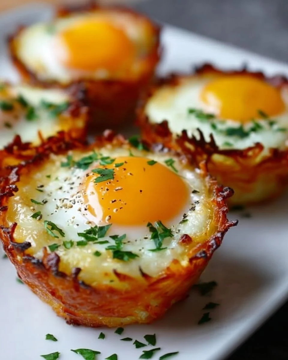 Crispy Hash Brown Egg Cups