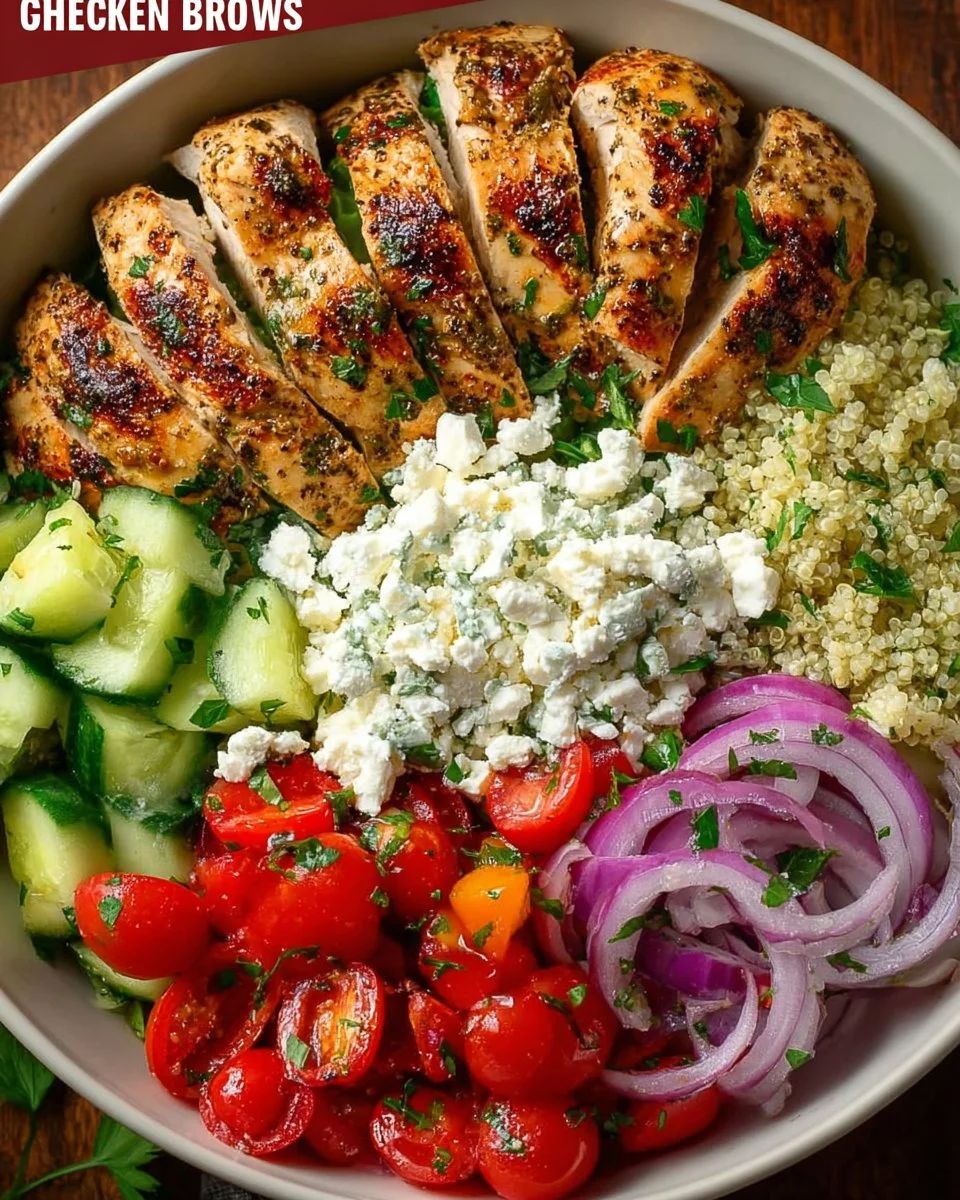 Greek Chicken Bowls
