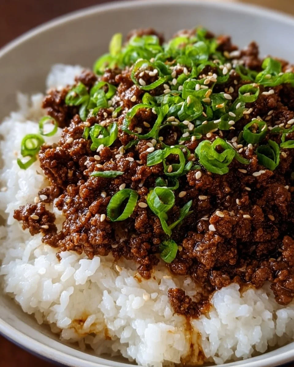 Korean Ground Beef Bowl
