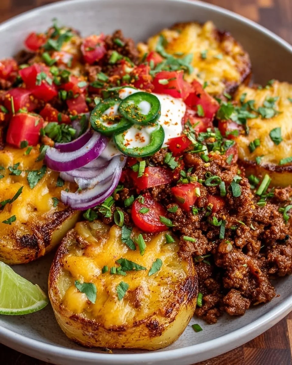 Loaded Fiesta Potato Bowls: Crispy & Cheesy Dinner Fun