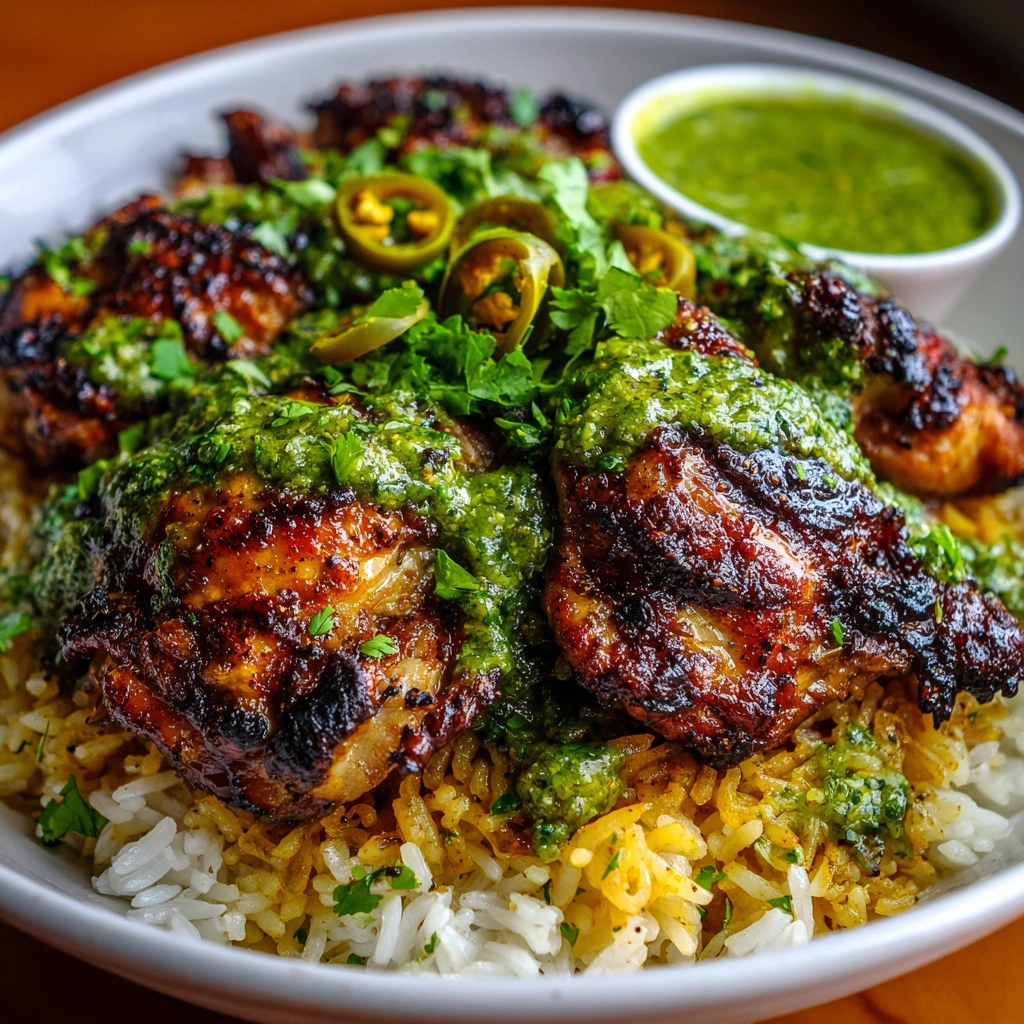 Peruvian Chicken & Rice with Green Sauce You’ll Love!