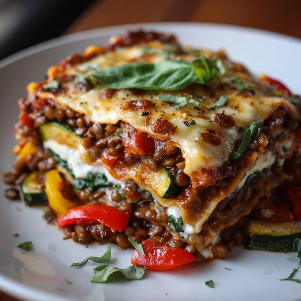 Smoky Veggie Lentil Lasagna: A Delicious Health Boost!