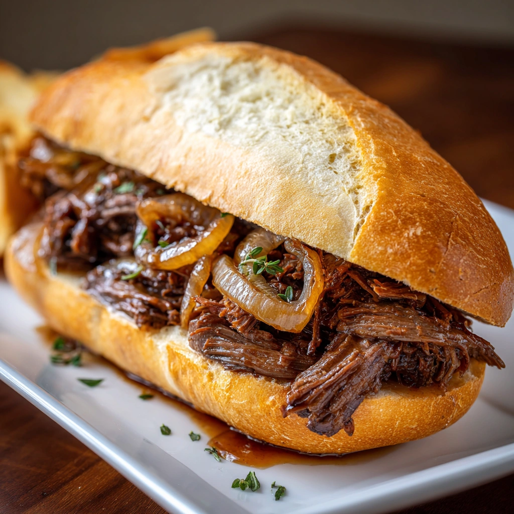 Crafting Crockpot French Dip Sandwiches Made Easy!