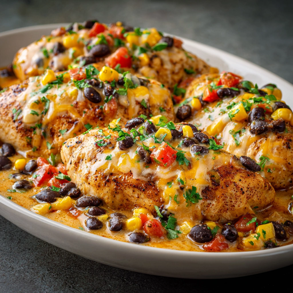 Easy Creamy Slow Cooker Fiesta Chicken for Effortless Flavor!