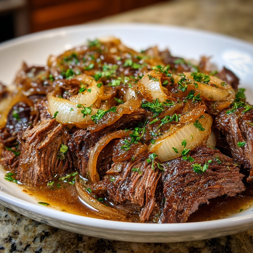 Best Crock Pot French Onion Pot Roast for a Cozy Meal!