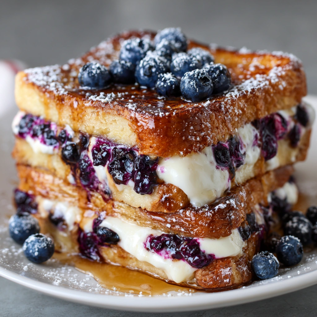 Blueberry Cream Cheese French Toast Casserole is Irresistible!