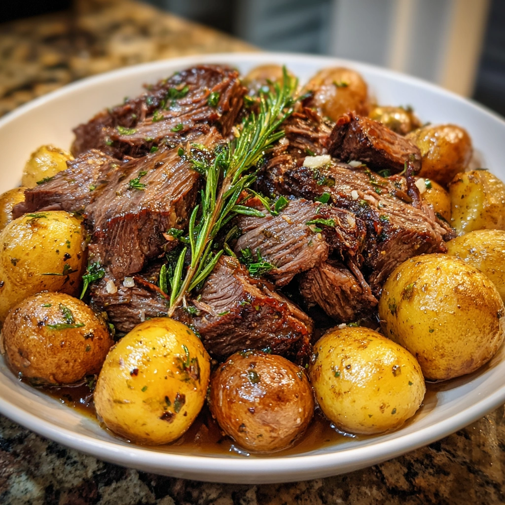 Slow Cooker Garlic Butter Beef with Potatoes Revealed!