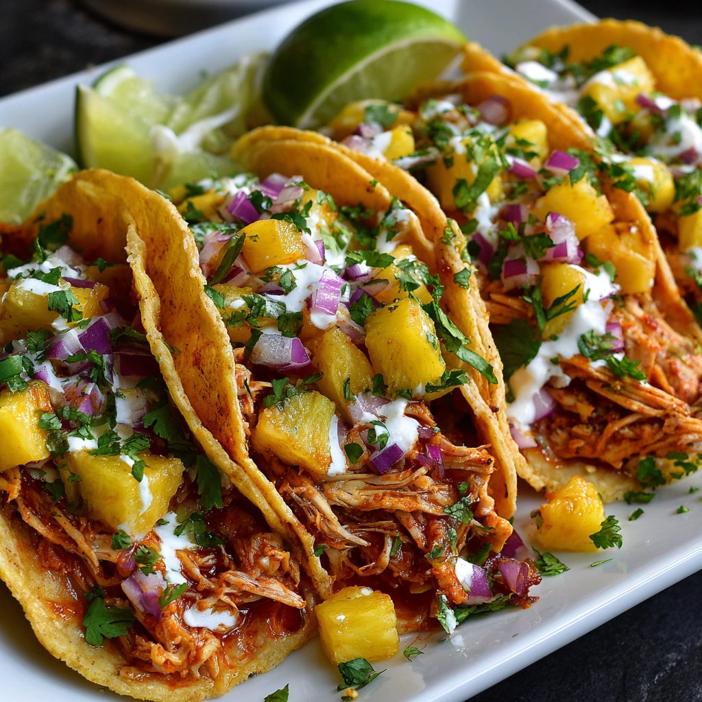 Pineapple Chicken Tacos that Will Rock Your Dinner!