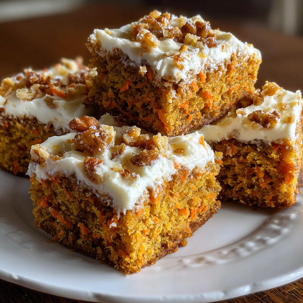 Irresistibly Indulgent Carrot Cake Cream Cheese Bars Recipe You’ll Love!