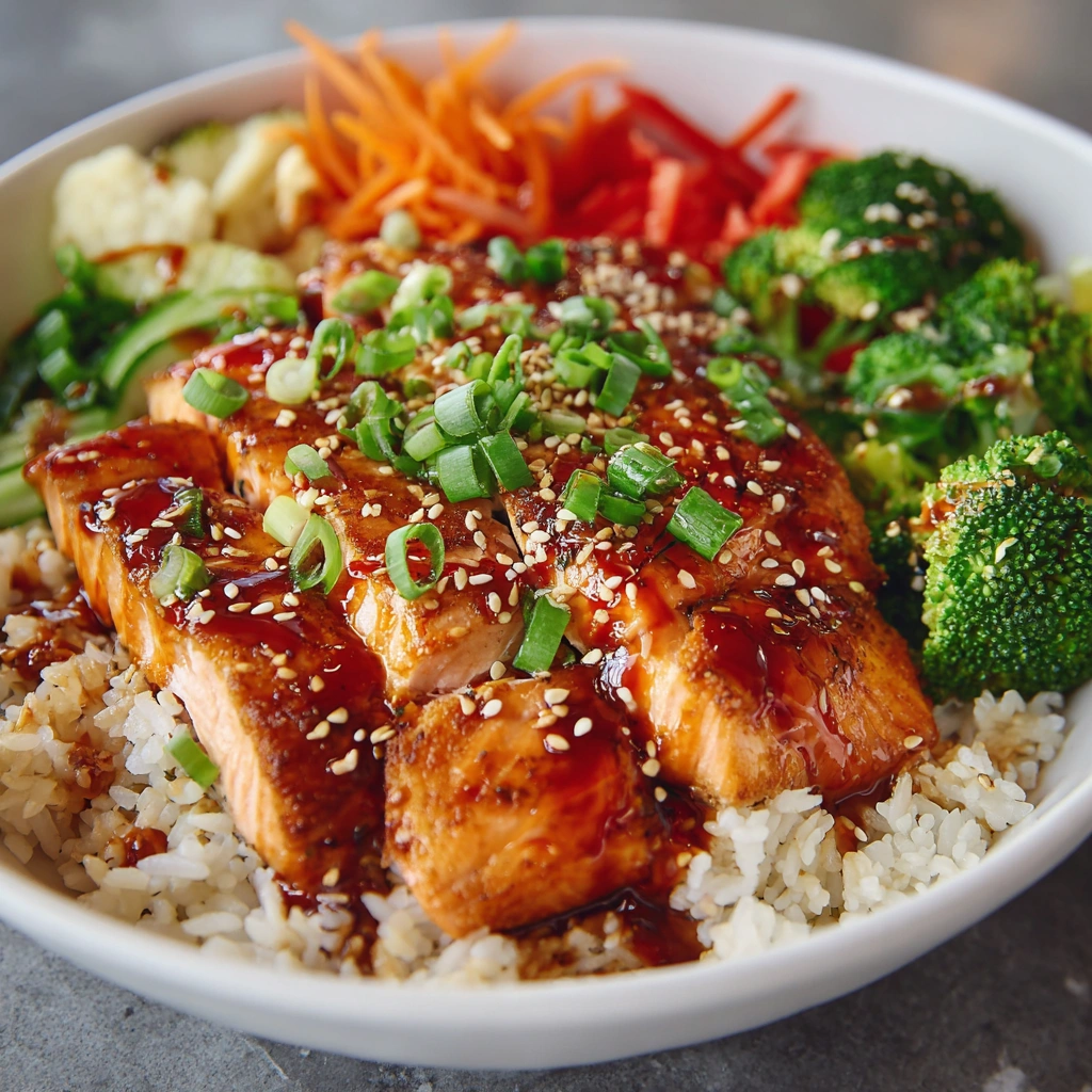 Honey Sriracha Salmon Bowls: A Flavorful Delight Awaits!