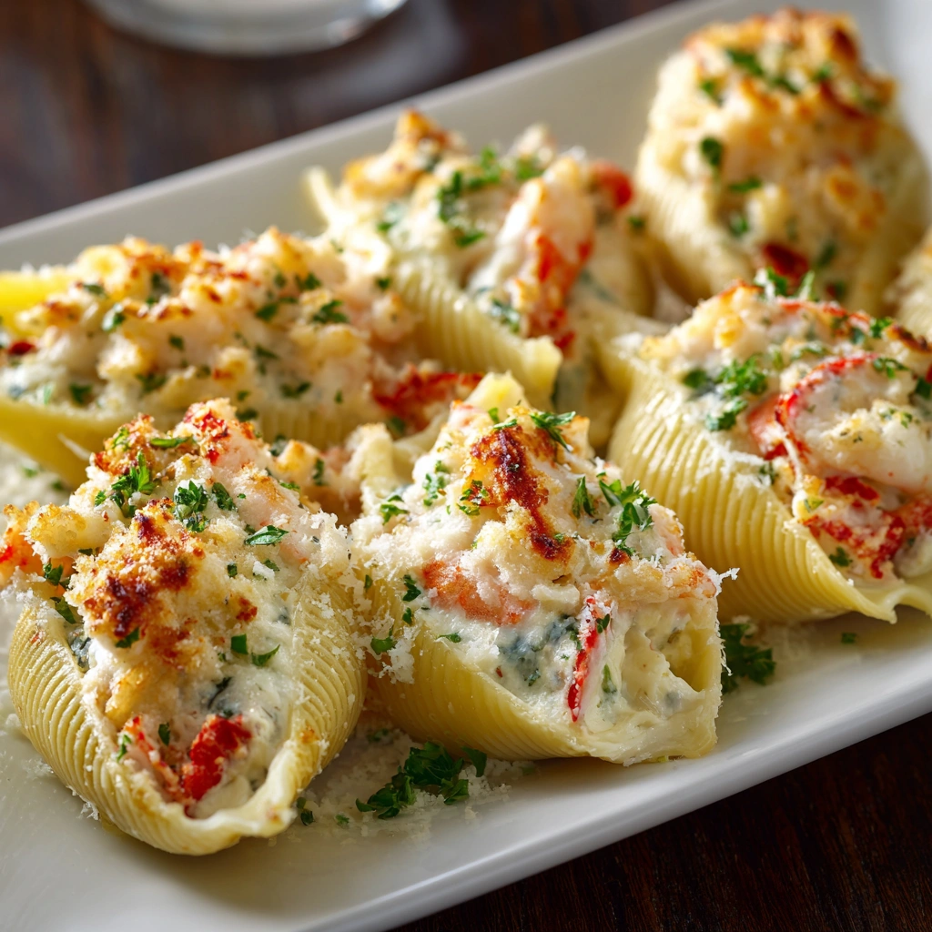 Creamy Seafood Stuffed Shells That Will Impress You!