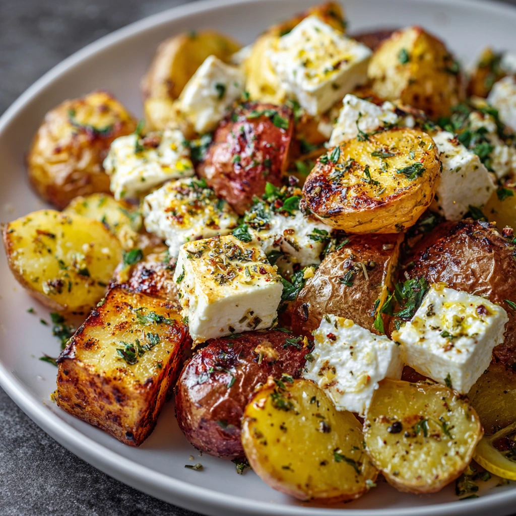 Baked Feta Potatoes with Lemon That You Must Try!