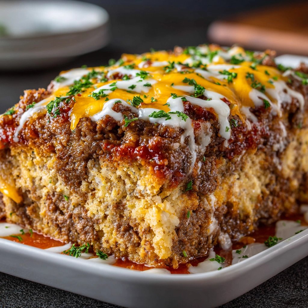 Cheesy Meatloaf Casserole: A Comforting Family Favorite!