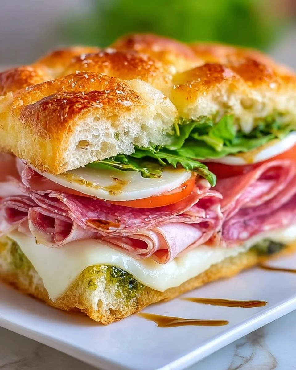 10-Minute Italian Focaccia Sandwich