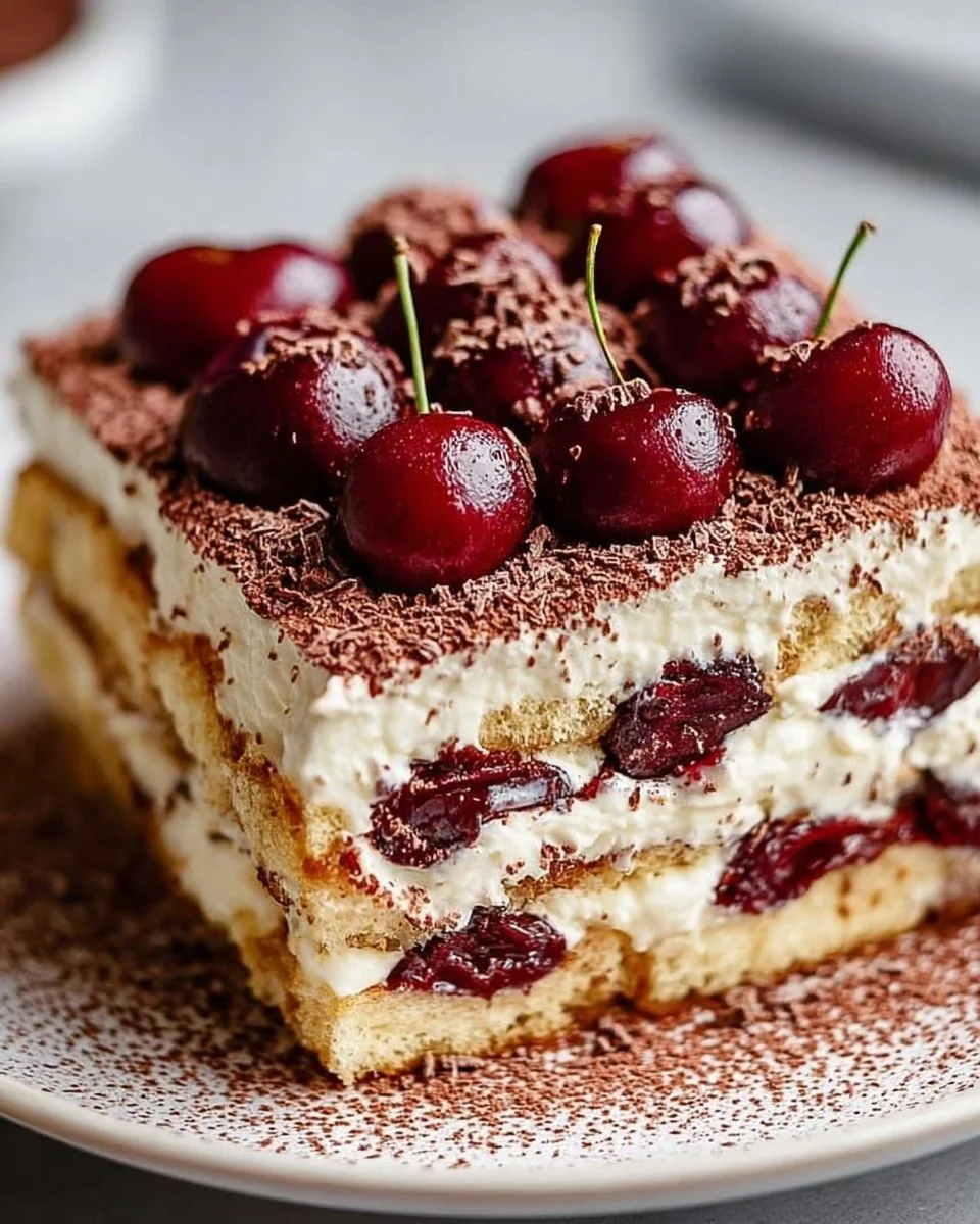 Cherry Amaretto Tiramisu Recipe: A Fruity Twist