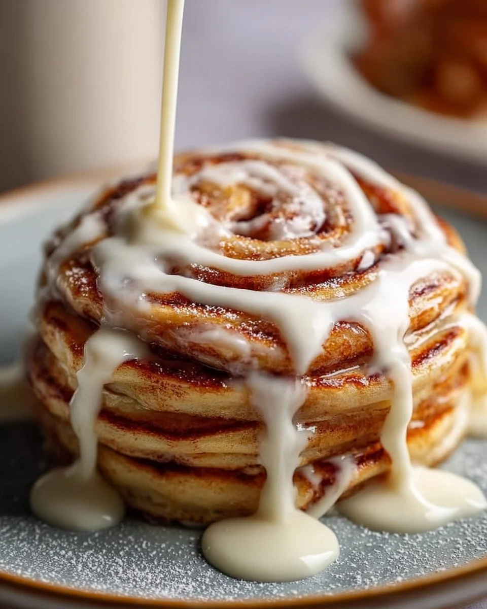 Cinnamon Roll Pancakes