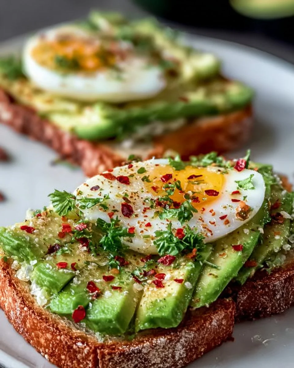 Creamy Avocado Lunch Toast