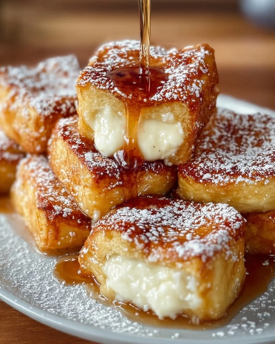 Easy Hawaiian Roll French Toast Bites