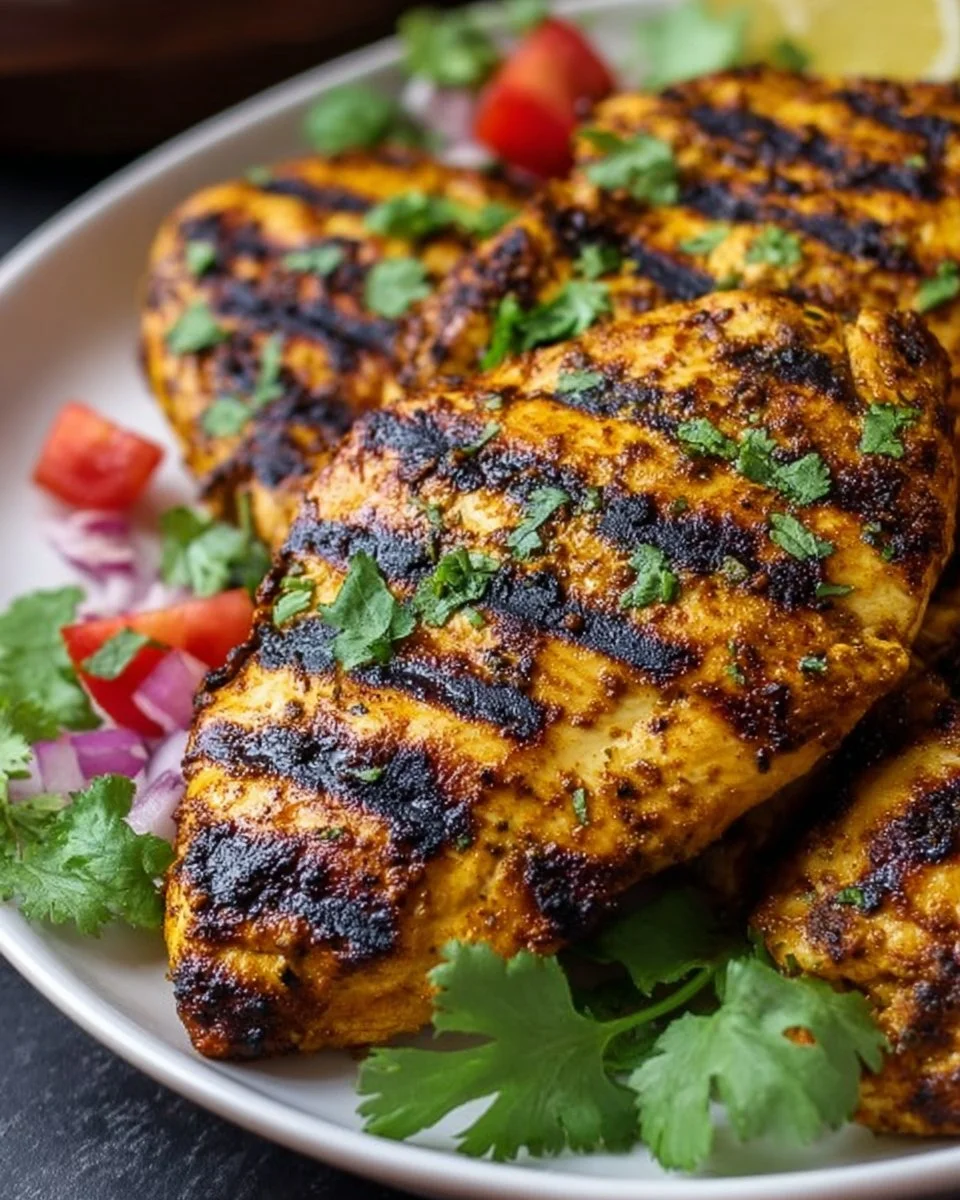 Grilled Moroccan Chicken
