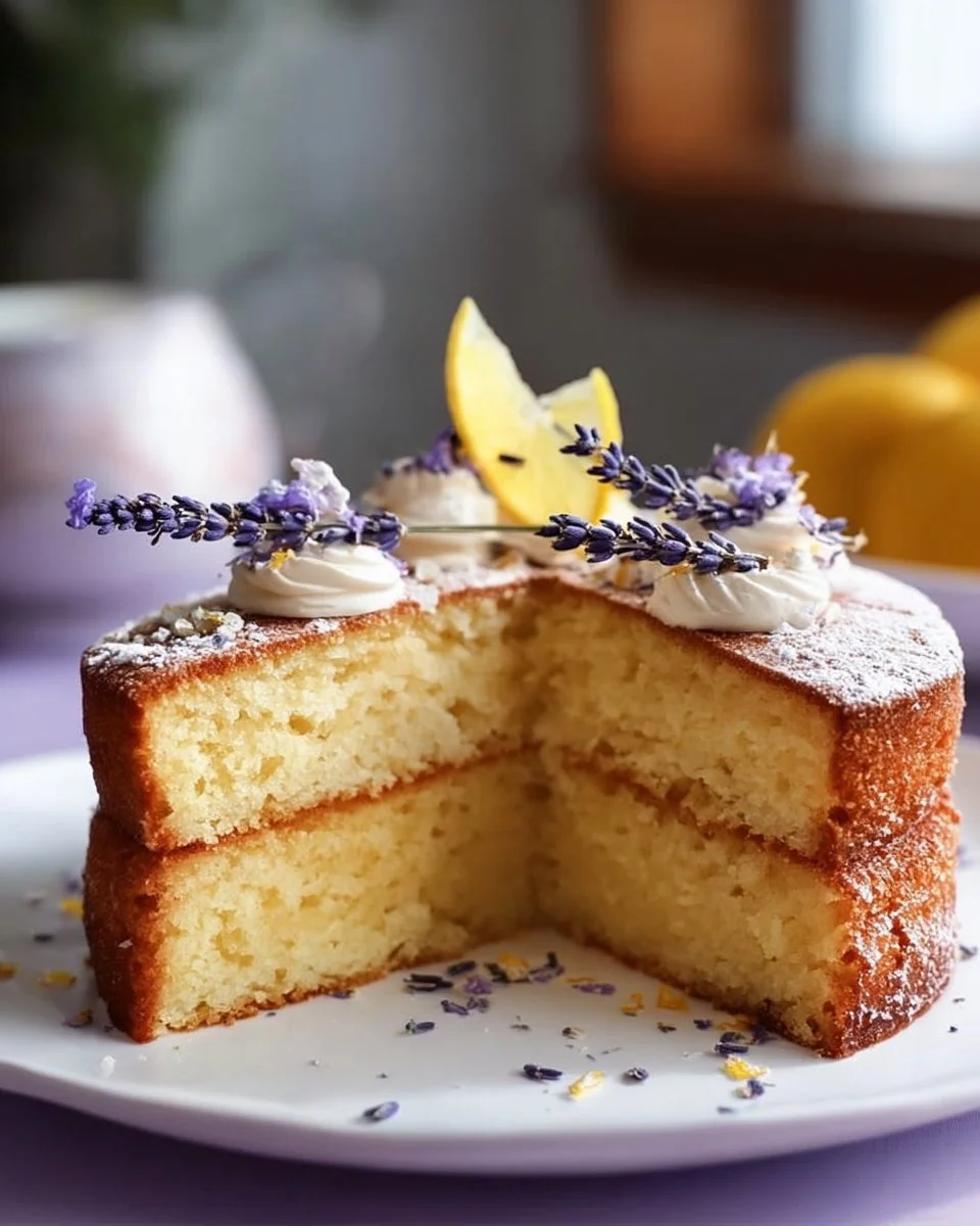 Lemon Lavender Summer Cake