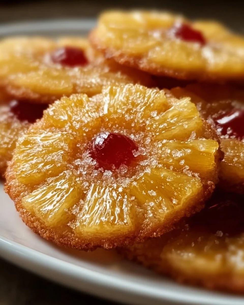 Pineapple Upside Down Sugar Cookies That Delight Every Bite