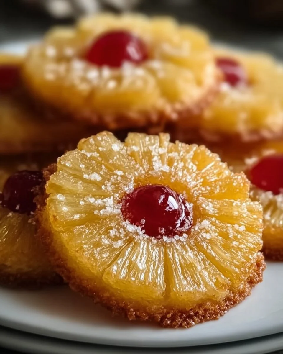 Pineapple Upside Down Sugar Cookies That Delight Every Bite