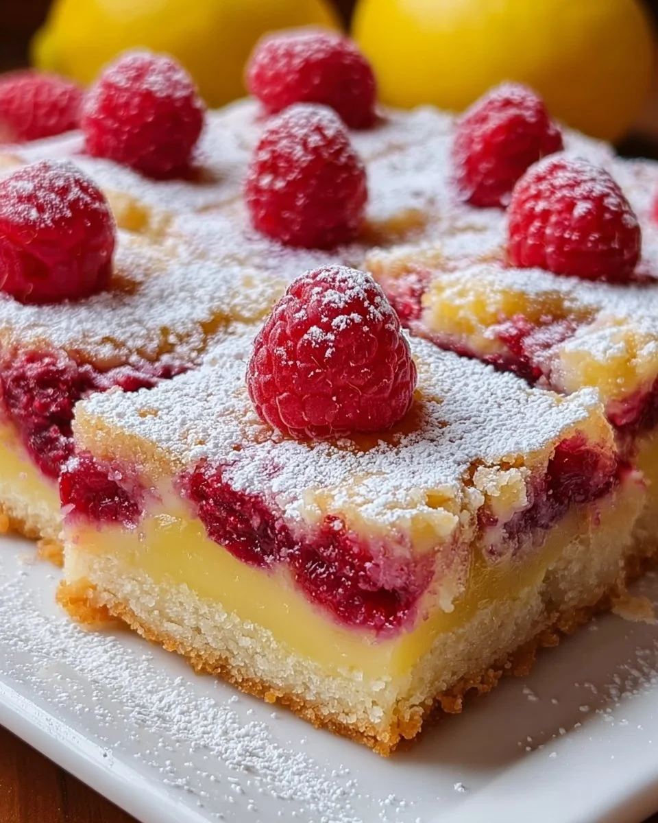 Raspberry Lemon Bars