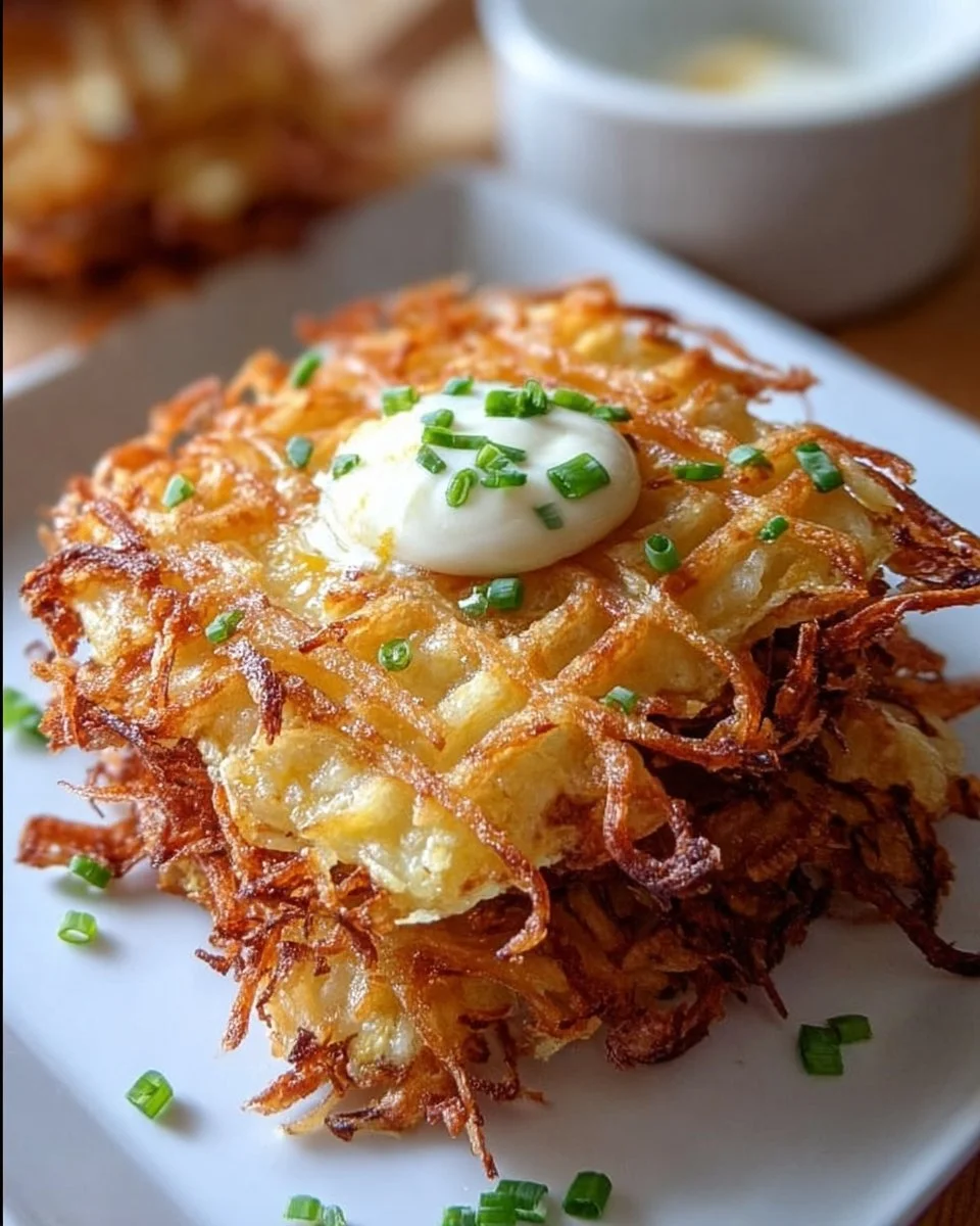 Savory Hashbrown Chaffles