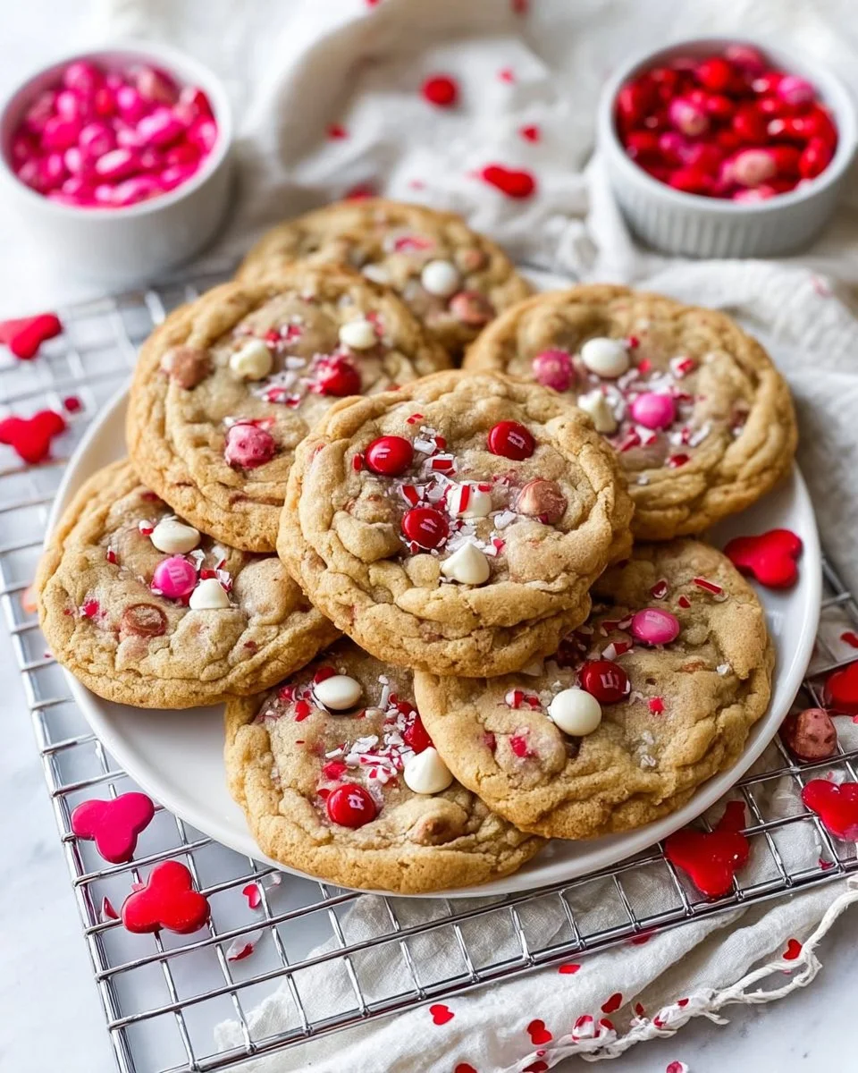 Soft & Chewy Brown Butter Valentine’s Day Cookies