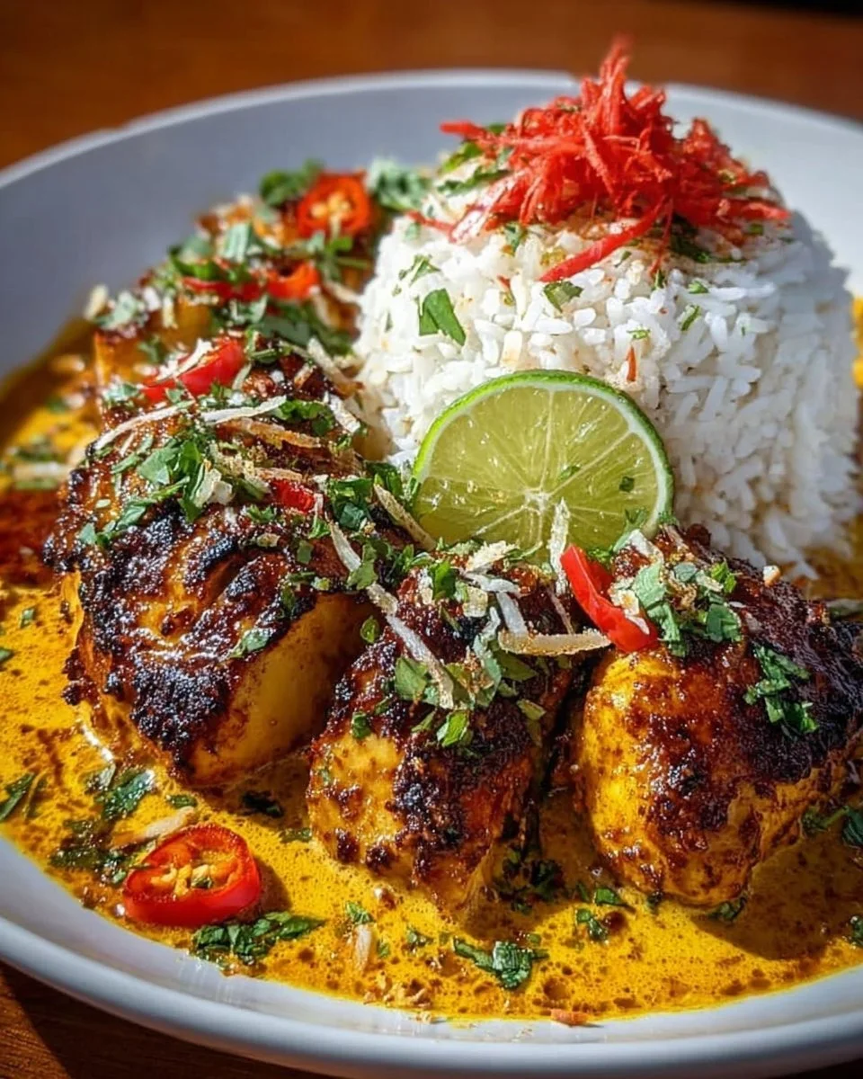 Spicy Brazilian Coconut Chicken