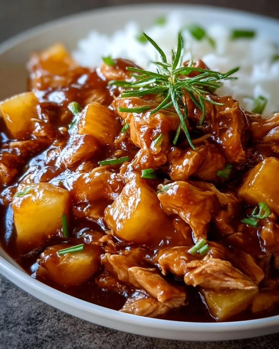 Sweet Hawaiian Crockpot Chicken
