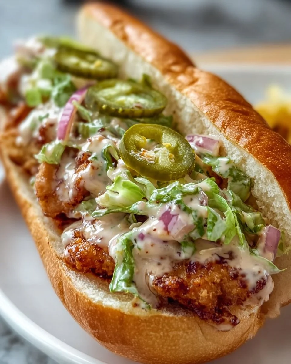 Alabama BBQ Chicken Chopped Sandwich Recipe