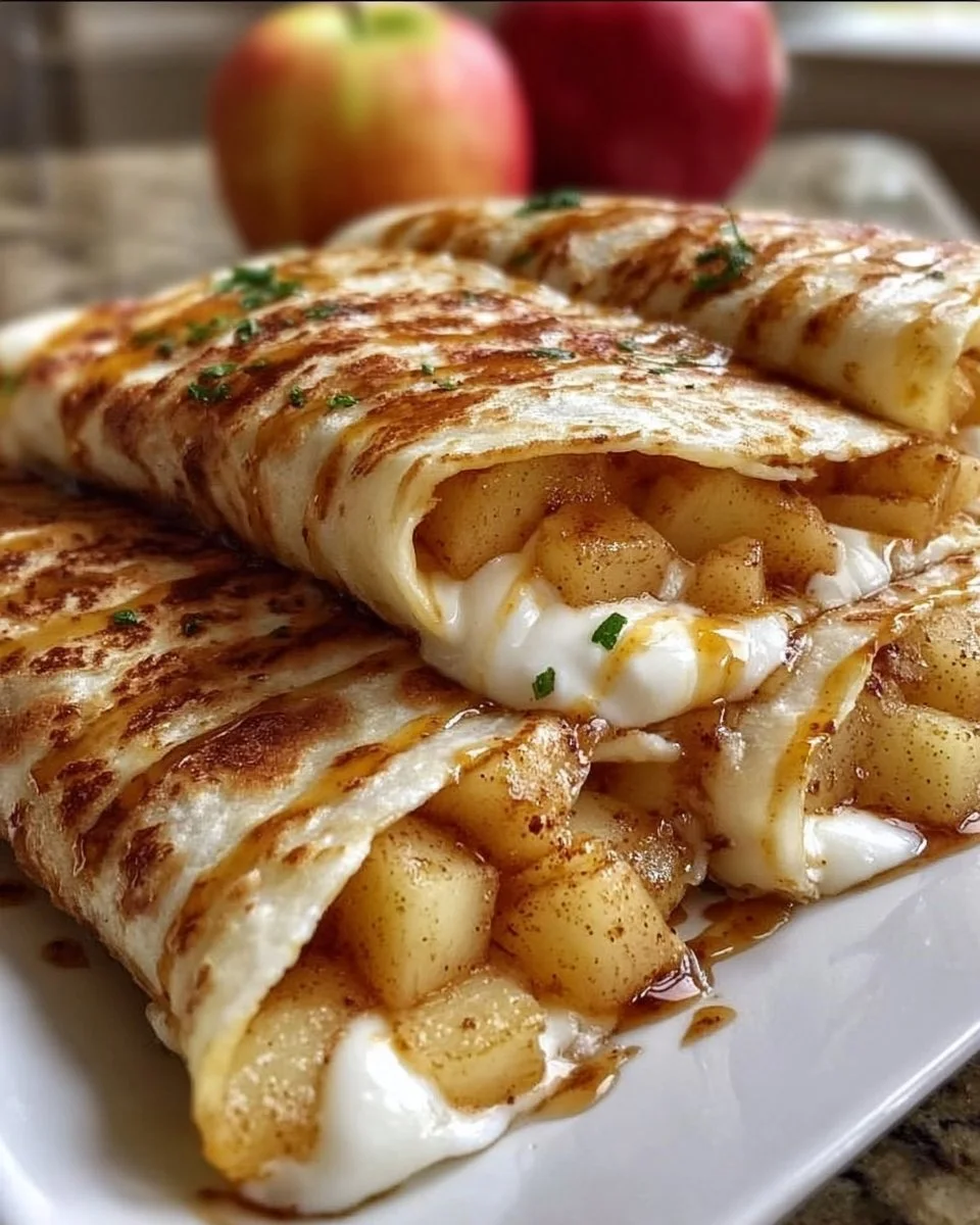 Apple Cinnamon Breakfast Quesadillas