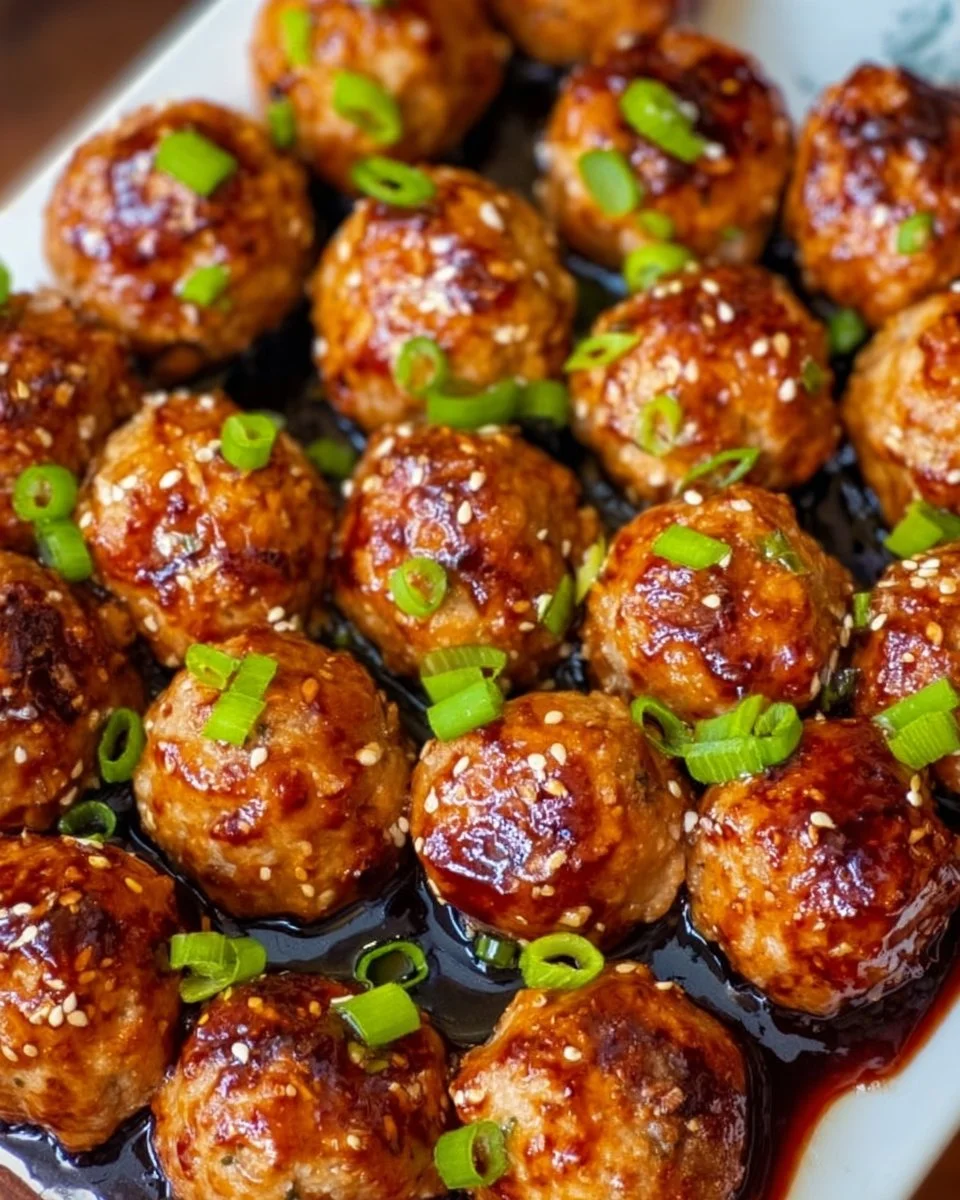 Asian Turkey Meatballs