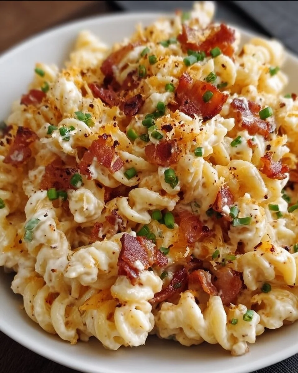 Bacon Cheddar Ranch Pasta Salad: Your New BBQ Essential!