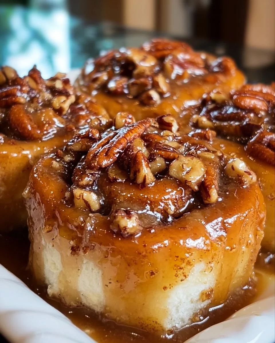 Caramel Pecan Cinnamon Rolls