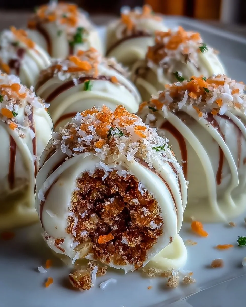 Carrot Cake Truffles Cream Cheese