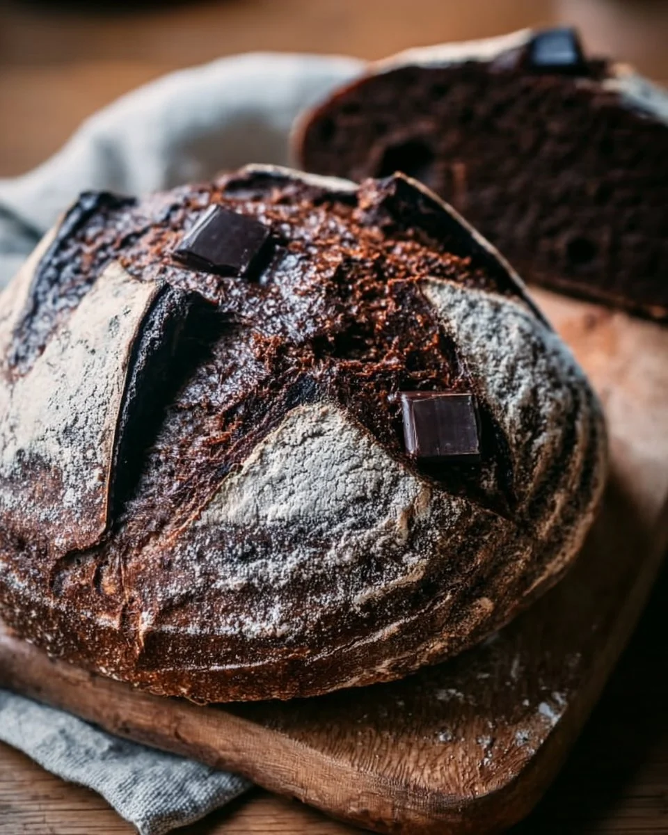Double Chocolate Sourdough Bread