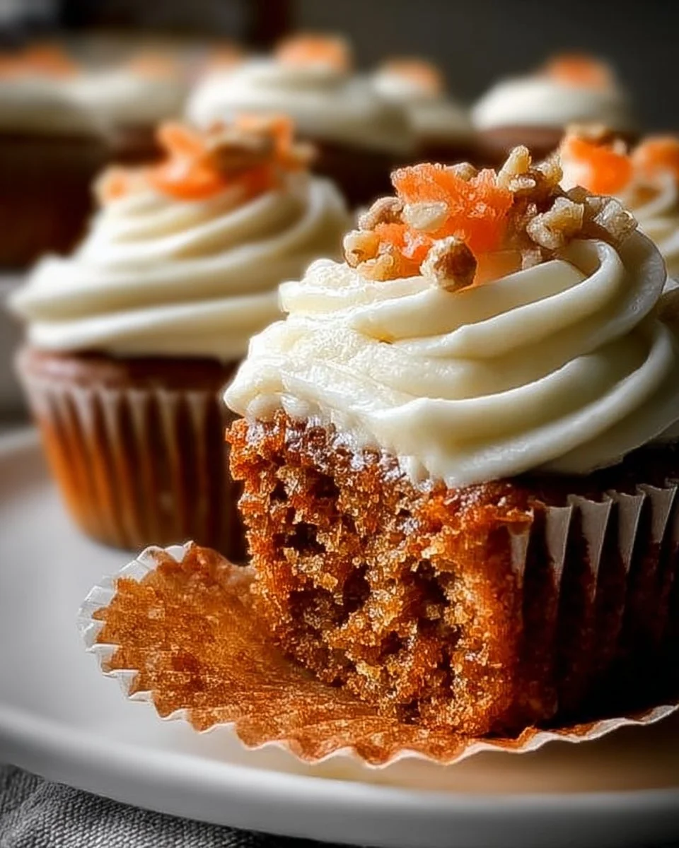 Easter Carrot Cake Cupcakes