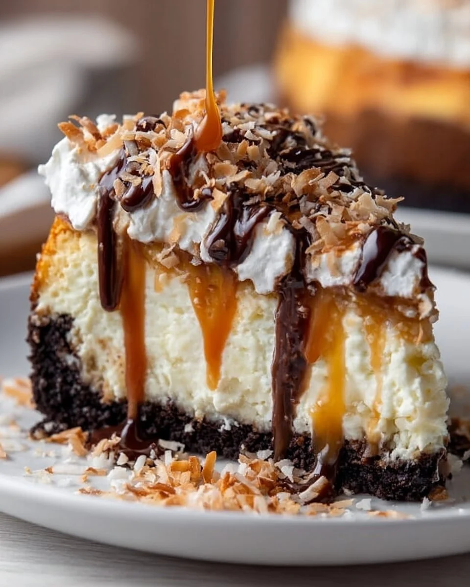 Samoa Cheesecake