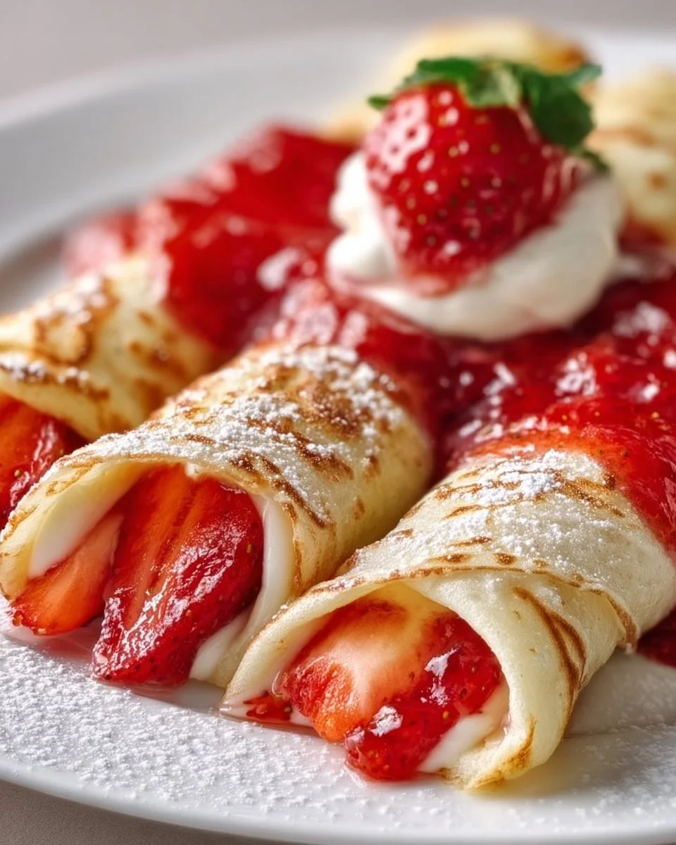 Strawberry Pie Enchiladas